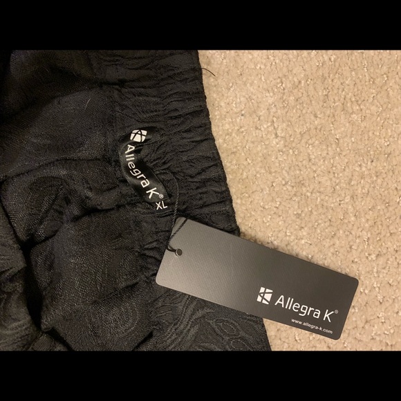 Allegra skirt black damask size XL NWT - Picture 4 of 4